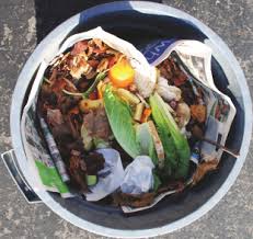 line bin with flyers or papers